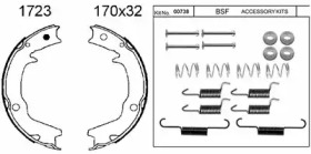 Комлект тормозных накладок BSF 01723K