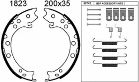 Комлект тормозных накладок BSF 01823K