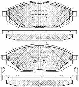 Комплект тормозных колодок BSF 20022