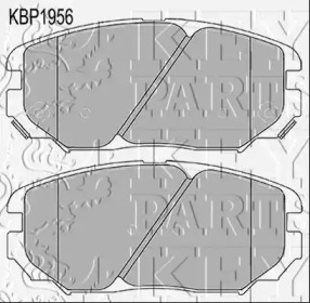 Комплект тормозных колодок KEY PARTS KBP1956