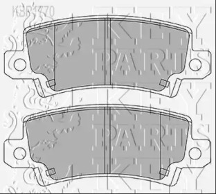 Комплект тормозных колодок KEY PARTS KBP1770