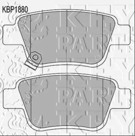 Комплект тормозных колодок KEY PARTS KBP1880