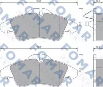  FOMAR Friction FO 627281