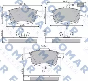  FOMAR Friction FO 894881