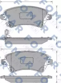 Комплект тормозных колодок FOMAR Friction FO 908981