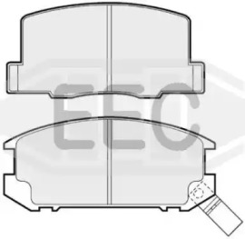 Комплект тормозных колодок EEC BRP0499