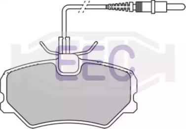 Комплект тормозных колодок EEC BRP0546