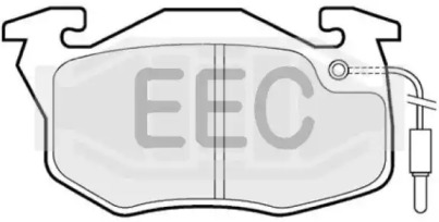 Комплект тормозных колодок EEC BRP0624