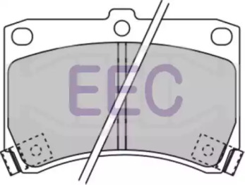 Комплект тормозных колодок EEC BRP0684