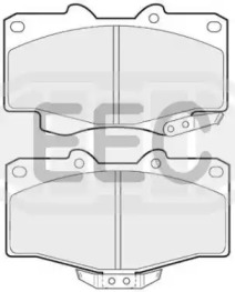 Комплект тормозных колодок EEC BRP0703