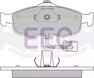 Комплект тормозных колодок EEC BRP0802