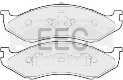 Комплект тормозных колодок EEC BRP0852