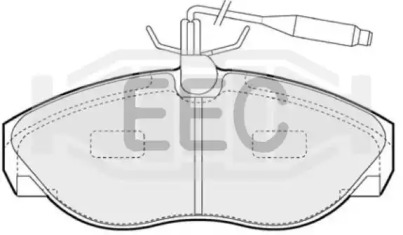 Комплект тормозных колодок EEC BRP0867