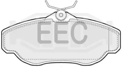 Комплект тормозных колодок EEC BRP0904