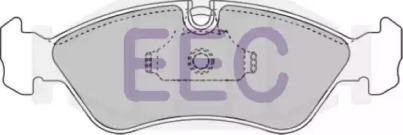 Комплект тормозных колодок, дисковый тормоз EEC BRP1031