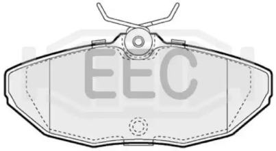 Комплект тормозных колодок EEC BRP1127