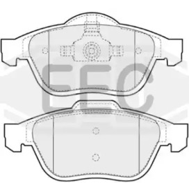 Комплект тормозных колодок EEC BRP1186