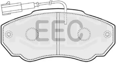 Комплект тормозных колодок EEC BRP1239