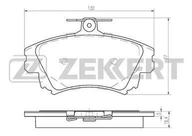 Комплект тормозных колодок ZEKKERT BS-2230