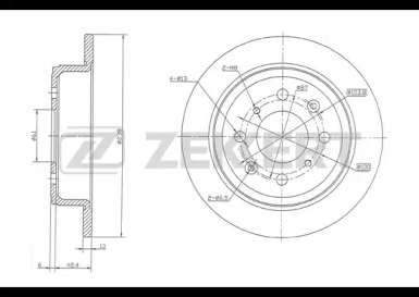 Тормозной диск ZEKKERT BS-5131
