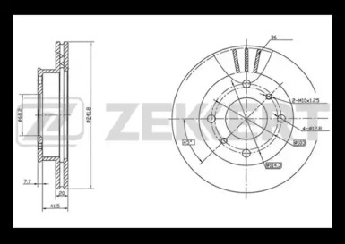 Тормозной диск ZEKKERT BS-5175