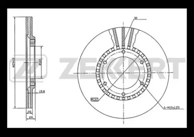 Тормозной диск ZEKKERT BS-5178