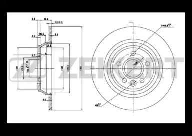 Тормозной диск ZEKKERT BS-5212