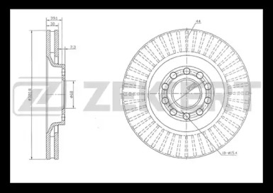 Тормозной диск ZEKKERT BS-5245