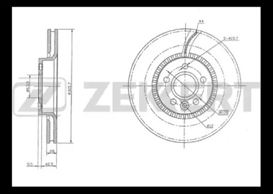 Тормозной диск ZEKKERT BS-5263