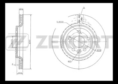 Тормозной диск ZEKKERT BS-5264