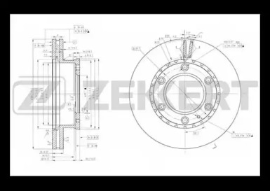 Тормозной диск ZEKKERT BS-5477