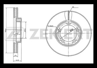 Тормозной диск ZEKKERT BS-5724