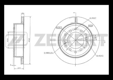 Тормозной диск ZEKKERT BS-5826