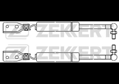 Газовая пружина, крышка багажник ZEKKERT GF-1288