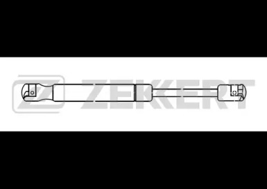 Газовая пружина, заднее стекло ZEKKERT GF-1426