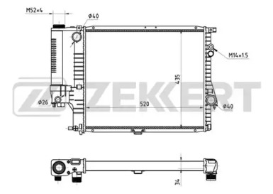 Теплообменник ZEKKERT MK-1003