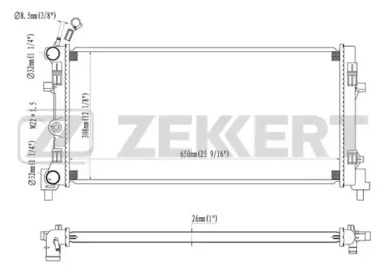 Теплообменник ZEKKERT MK-1009