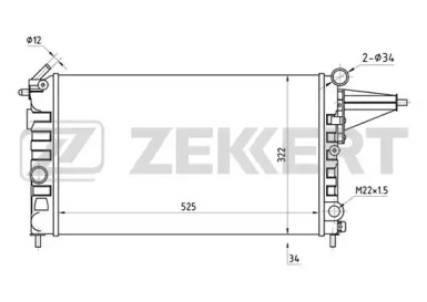 Теплообменник ZEKKERT MK-1014