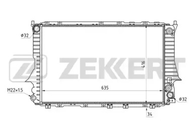 Теплообменник ZEKKERT MK-1026