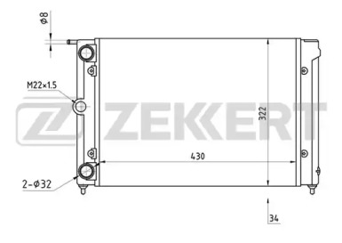 Теплообменник ZEKKERT MK-1028