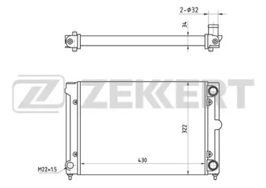 Теплообменник ZEKKERT MK-1032