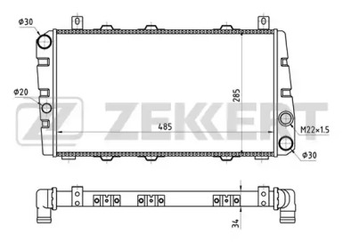 Теплообменник ZEKKERT MK-1039