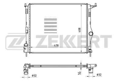 Теплообменник ZEKKERT MK-1050