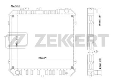 Теплообменник ZEKKERT MK-1062