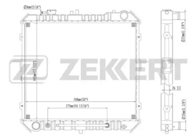 Теплообменник ZEKKERT MK-1063