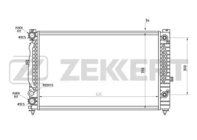 Теплообменник ZEKKERT MK-1064