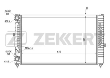 Теплообменник ZEKKERT MK-1065