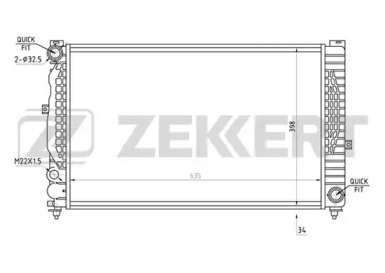 Теплообменник ZEKKERT MK-1066