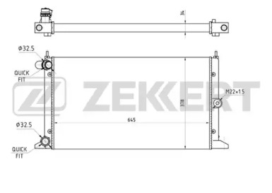 Теплообменник ZEKKERT MK-1068