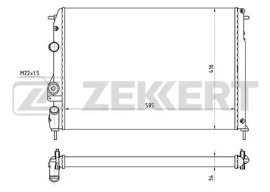 Теплообменник ZEKKERT MK-1082